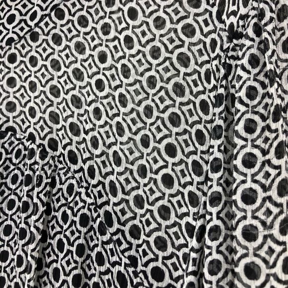 Joie Andora Silk 3/4 Sleeve Geo Print Mini Dress - Picture 11 of 16